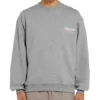 Balenciaga Herren-Pullover mit Rundhalsausschnitt und «Micro Mark»-Alphabetmuster, grau, 556147TBV141300