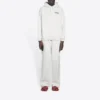 Balenciaga Herren-Schuh mit gesticktem Alphabet-Muster im Political Campaign-Stil, weiss, 600583TKVI99084