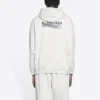 Balenciaga Herren-Schuh mit gesticktem Alphabet-Muster im Political Campaign-Stil, weiss, 600583TKVI99084