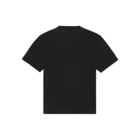 Balenciaga Herren SS21, gemustertes T-Shirt mit Rundhalsausschnitt und kurzen Ärmeln, schwarz, 651795TKV771070