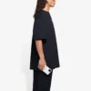 Balenciaga Herren SS21, gemustertes T-Shirt mit Rundhalsausschnitt und kurzen Ärmeln, schwarz, 651795TKV771070