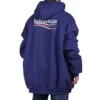 Balenciaga Herren SS21 mit Aufdruck, Blau 620973TIV531195