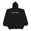 Balenciaga Herren SS21 Reissverschluss-Jacke mit langen Ärmeln, schwarz 641659TIV551070