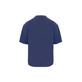 Balenciaga Herren SS21 Retro Kurzarm-T-Shirt Blau 612966TJV874866