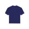 Balenciaga Herren SS21 T-Shirt mit Logo-Aufdruck «Alphabet», kurzärmelig, blau, 612966TIV545400