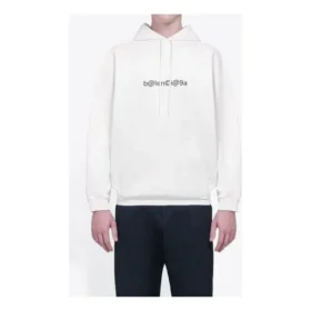 Balenciaga Herren «Symbolic Chest Creative Logo» Retro Weiss 570811TIV519040