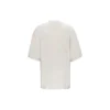 Balenciaga Herren-T-Shirt mit Alphabet-Logo, kurzärmelig, grau-weiss 641614TJVA99054