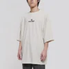 Balenciaga Herren-T-Shirt mit Alphabet-Logo, kurzärmelig, grau-weiss 641614TJVA99054