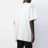 Balenciaga Herren-T-Shirt mit Logo-Aufdruck, Rundhalsausschnitt, kurze Ärmel, weiss 583214TFV652569