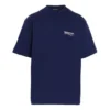 Balenciaga Herren-T-Shirt mit Political Campaign-Aufdruck, grosse Grösse, kurzärmelig, marineblau 641675TIV521195