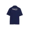 Balenciaga Herren-T-Shirt mit Political Campaign-Aufdruck, grosse Grösse, kurzärmelig, marineblau 641675TIV521195