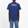 Balenciaga Herren-T-Shirt mit Political Campaign-Print, kurzärmelig, königsblau 508203TAV444540