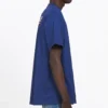 Balenciaga Herren-T-Shirt mit Political Campaign-Print, kurzärmelig, königsblau 508203TAV444540