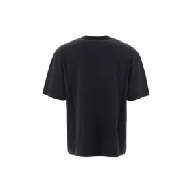 Balenciaga Herren-T-Shirt mit rundem BB-Alphabet-Logo, kurzärmelig, schwarz 641614TJV761000 Balenciaga Herren-T-Shirt mit rundem BB-Alphabet-Logo, kurzärmelig, schwarz 641614TJV761000