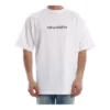 Balenciaga Herren-T-Shirt mit Symbol, Rundhalsausschnitt und Alphabet-Print, kurzärmelig, weiss 620969TIV509040
