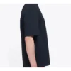 Balenciaga Herren-Top, Modell Retro Knit, Slim Fit, Kurzarm, Schwarz 612966TIV821000