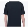 Balenciaga Herren-Top, Modell Retro Knit, Slim Fit, Kurzarm, Schwarz 612966TIV821000