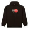 Balenciaga Herren Uniform Plush Loose Classic Schwarz 620973TIV801000