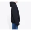 Balenciaga Herren Uniform Plush Loose Classic Schwarz 620973TIV801000