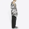 Balenciaga Herrenjacke FW21, schulterfrei, grau 663004TKLD41240