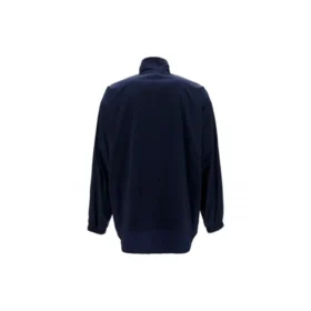 Balenciaga Herrenjacke mit Logo, Reissverschluss und Stehkragen, blau 622002TIO508065