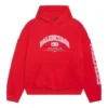 Balenciaga Hoodie, weite Passform «Rot» 674986TLVJ26441