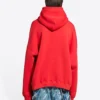 Balenciaga Hoodie, weite Passform «Rot» 674986TLVJ26441