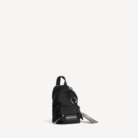 Balenciaga i PUBG i PUBGM Explorer Micro Rucksack-Anhänger/Schlüsselanhänger für Herren in Schwarz