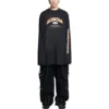 Balenciaga Langarm-T-Shirt «Schwarz» 681046TLVJ11074