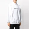 Balenciaga Logo-Pullover für Herren, Oversize, weiss 570811TIV559040