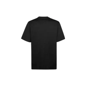 Balenciaga Logo-Strick-T-Shirt für Herren, kurzärmelig, schwarz 556150TYK281000