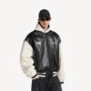 Balenciaga | NBA-Kollaborations-Varsity-Jacke in Schwarz/Weiss Balenciaga | NBA-Kollaborations-Varsity-Jacke in Schwarz/Weiss