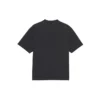 Balenciaga Retro-Strick-T-Shirt für Herren mit «BB Paris»-Aufdruck, kurzärmelig, schwarz 594579TGV601000