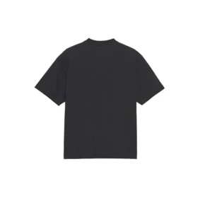Balenciaga Retro-Strick-T-Shirt für Herren mit «BB Paris»-Aufdruck, kurzärmelig, schwarz 594579TGV601000