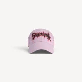 Balenciaga Sacra Cœur Damen-Cap in Altrosa