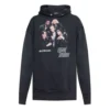 Balenciaga Speedhunters Boysband Print-Kapuzenpullover mit langen Ärmeln für Herren, marineblau 541873TCV371055