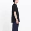 Balenciaga SS21 B-Alphabet-Logo-Muster, Kurzarm, Schwarz, für Herren 570803TFV761000