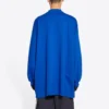 Balenciaga x adidas Langarm-T-Shirt Oversized «Blue» 728789TNVA65531