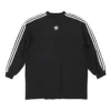 Balenciaga x adidas Langarm-T-Shirt Oversized «Schwarz» 728789TNVA68482
