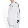 Balenciaga x adidas Langarm-T-Shirt Oversized «White» 728789TNVA61156
