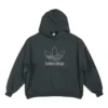 Balenciaga x adidas Logo Oversize-Hoodie «Grün-Weiss» 712396TNVA93775