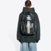 Balenciaga x adidas Logo Oversize-Hoodie «Grün-Weiss» 712396TNVA93775