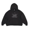 Balenciaga x adidas Logo Oversized-Hoodie «Black White» 712396TNVA91070