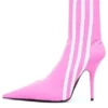 Balenciaga x adidas Originals Knife 110 mm Stiefeletten «Pink» 724073W2ES15090