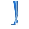 Balenciaga x adidas Originals Knife Over-the-Knee-Stiefeletten «Blue» 724074W2ES14090