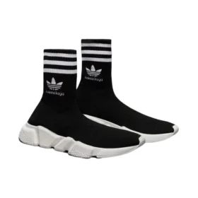 Balenciaga x adidas Originals Speed Sneakers «Black White» 711189WBDV11090