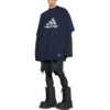 Balenciaga x adidas Oversize-T-Shirt «Navy» 731769TNVA64356