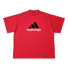 Balenciaga x adidas Oversize-T-Shirt «Red» 712398TNVA66278