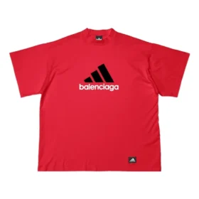 Balenciaga x adidas Oversize-T-Shirt «Red» 712398TNVA66278