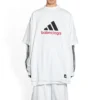 Balenciaga x adidas Oversize-T-Shirt «White» 731769TNVA69065